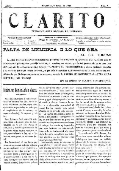Clarito, 6/6/1915 [Ejemplar]