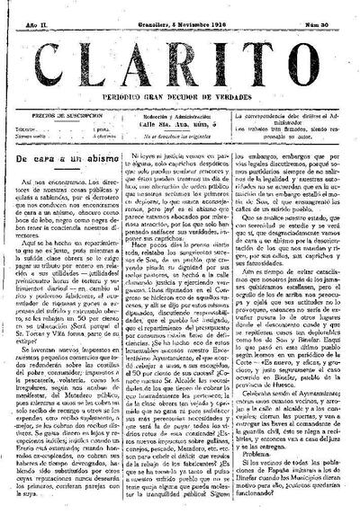 Clarito, 5/11/1916 [Issue]