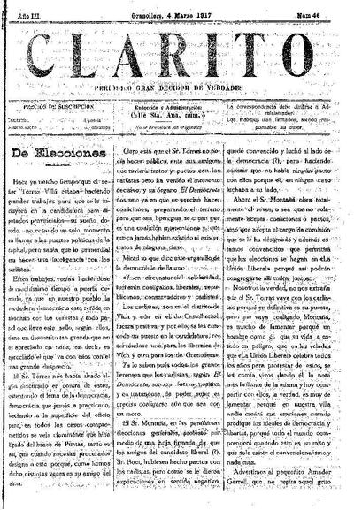 Clarito, 4/3/1917 [Ejemplar]