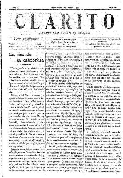 Clarito, 10/6/1917 [Ejemplar]