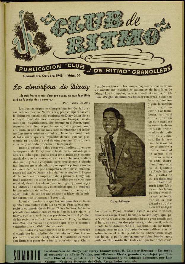 Club de Ritmo, 1/10/1948 [Issue]