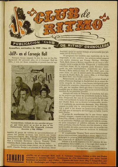 Club de Ritmo, 1/11/1949 [Issue]