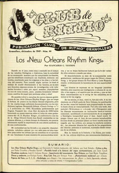 Club de Ritmo, 1/12/1949 [Issue]
