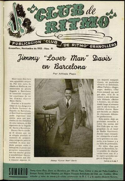 Club de Ritmo, 1/11/1953 [Ejemplar]