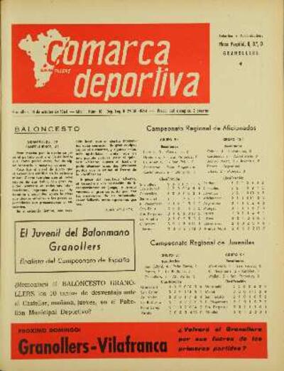 Comarca Deportiva, 14/10/1964 [Issue]