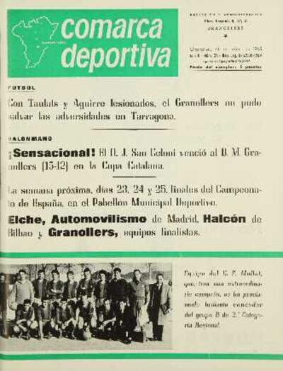 Comarca Deportiva, 14/4/1965 [Issue]
