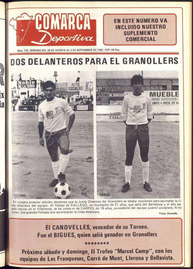 Comarca Deportiva, 30/8/1982 [Issue]