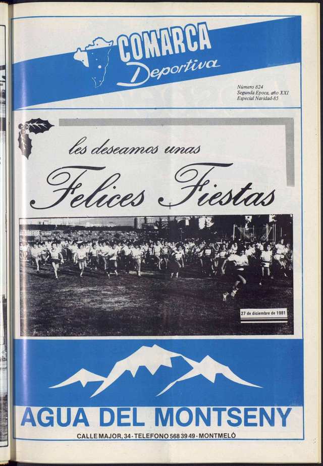 Comarca Deportiva, 1/12/1985 [Ejemplar]