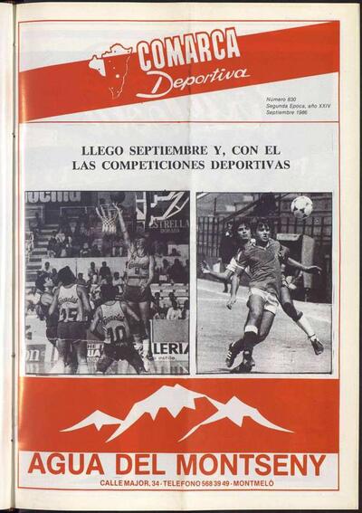 Comarca Deportiva, 1/9/1986 [Ejemplar]
