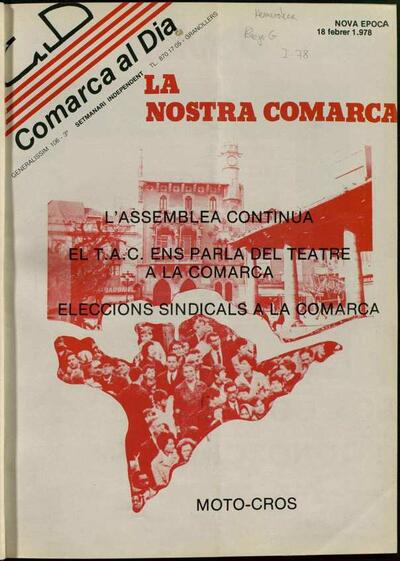 Comarca al Dia, 18/2/1978 [Issue]