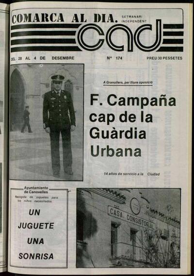 Comarca al Dia, 28/11/1980 [Issue]