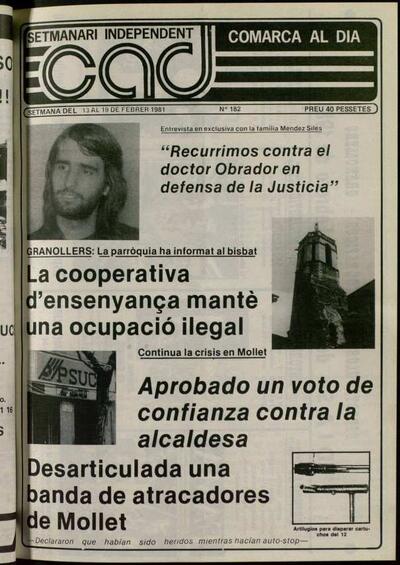 Comarca al Dia, 13/2/1981 [Issue]