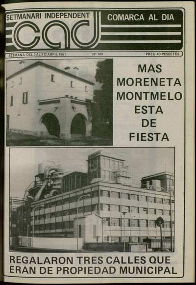 Comarca al Dia, 3/4/1981 [Issue]