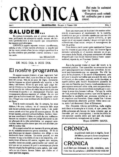 Crònica, 17/2/1930 [Issue]