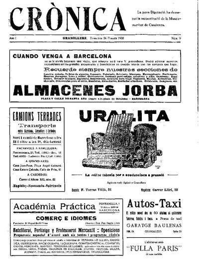 Crònica, 26/2/1930 [Issue]