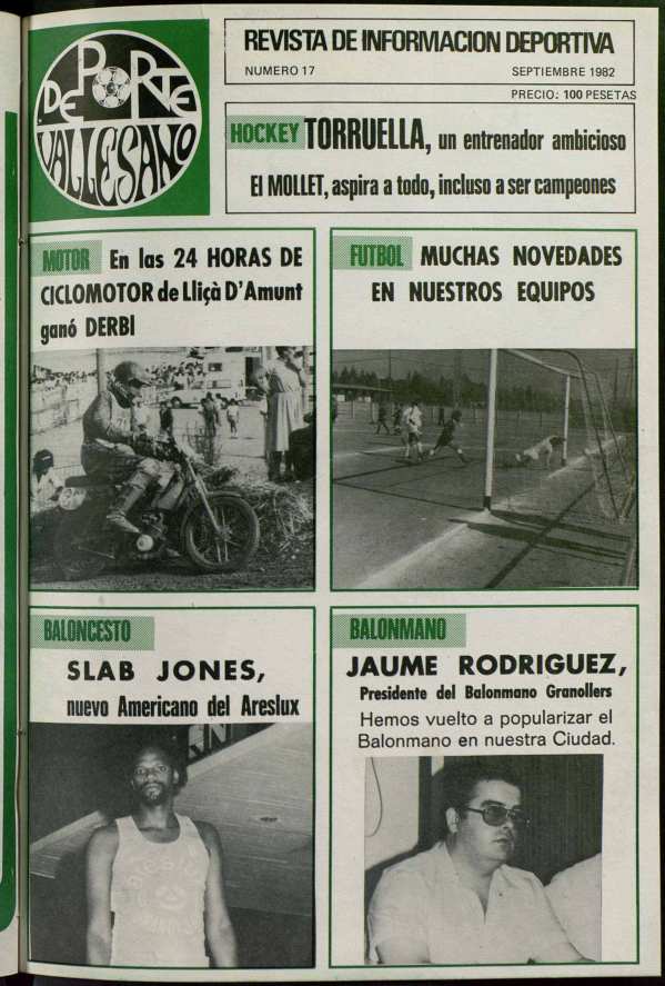 Deporte Vallesano, 1/9/1982 [Ejemplar]