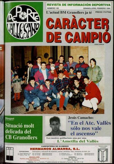 Deporte Vallesano, 1/2/1994 [Exemplar]