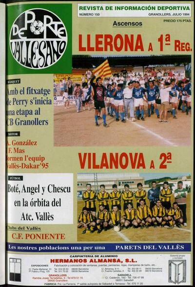 Deporte Vallesano, 1/7/1994 [Exemplar]