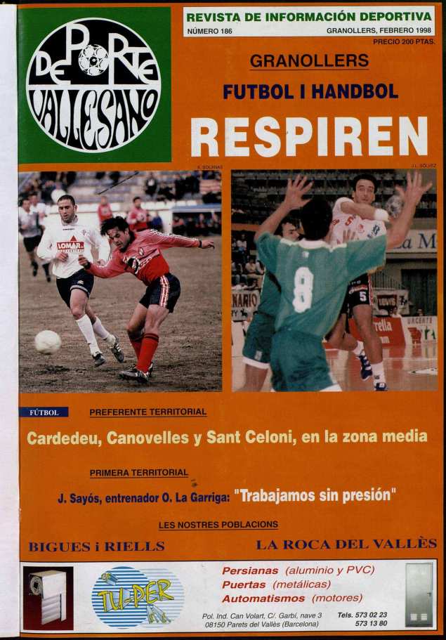 Deporte Vallesano, 1/1/1998 [Ejemplar]