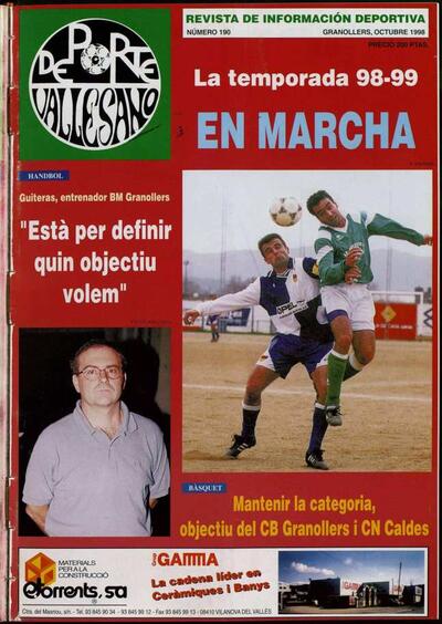 Deporte Vallesano, 1/10/1998 [Issue]