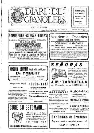 Diari de Granollers, 23/1/1930 [Issue]