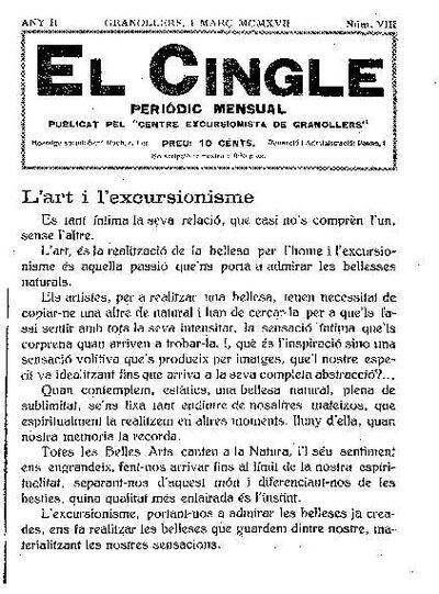 El Cingle, 1/3/1917 [Ejemplar]