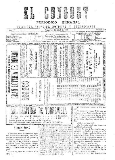 El Congost, 26/4/1891 [Issue]