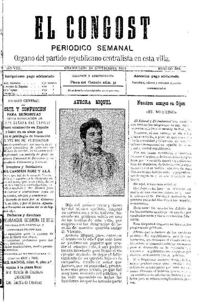 El Congost, 24/9/1893 [Issue]