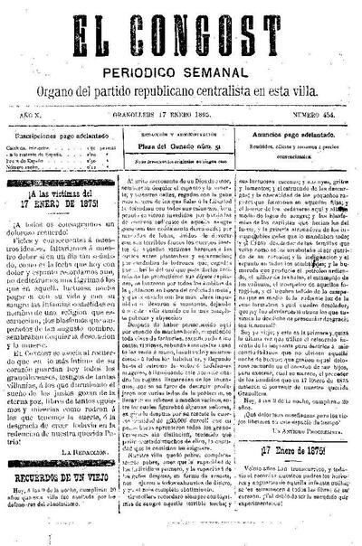 El Congost, 17/1/1895 [Issue]