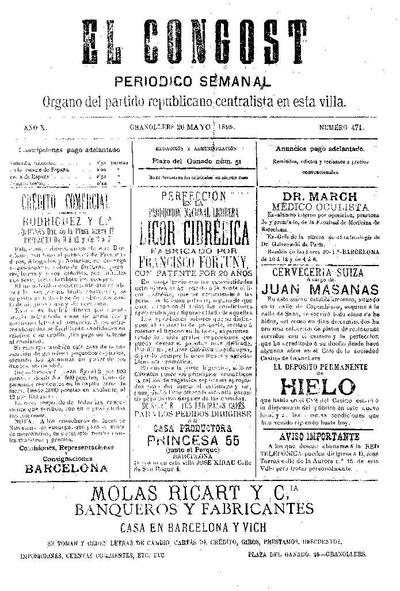 El Congost, 26/5/1895 [Issue]