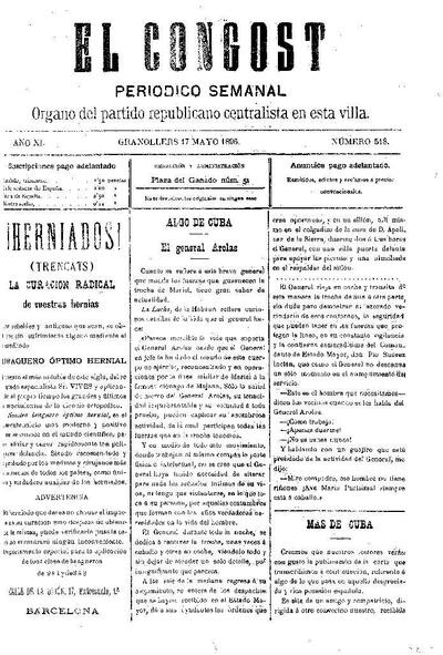 El Congost, 17/5/1896 [Issue]