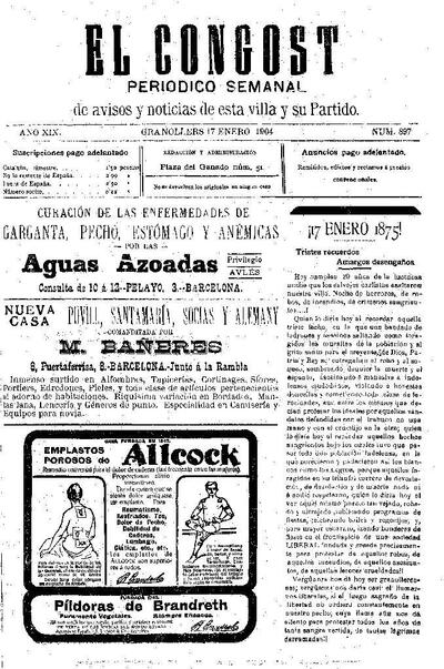 El Congost, 17/1/1904 [Exemplar]