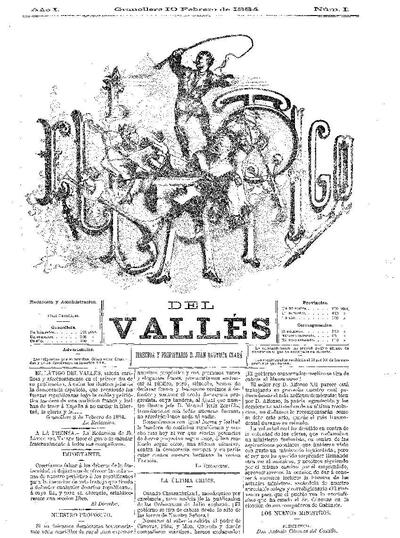 El Látigo del Vallès, 10/2/1884 [Issue]