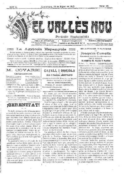 El Vallès Nou, 10/8/1913 [Issue]
