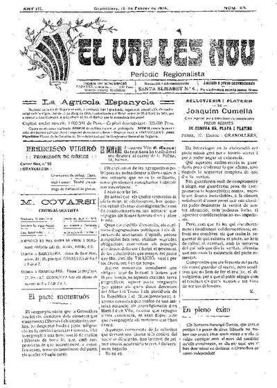 El Vallès Nou, 15/2/1914 [Issue]