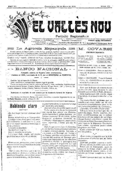 El Vallès Nou, 29/3/1914 [Issue]