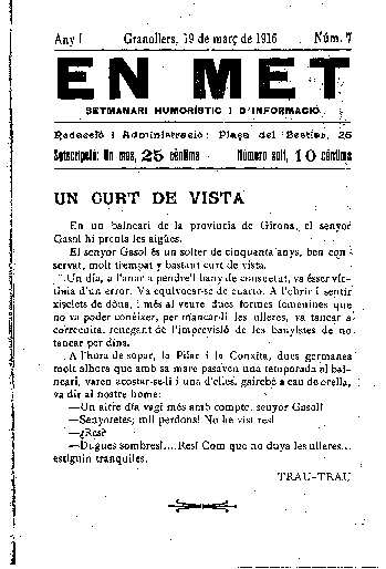 En Met, 19/3/1916 [Issue]