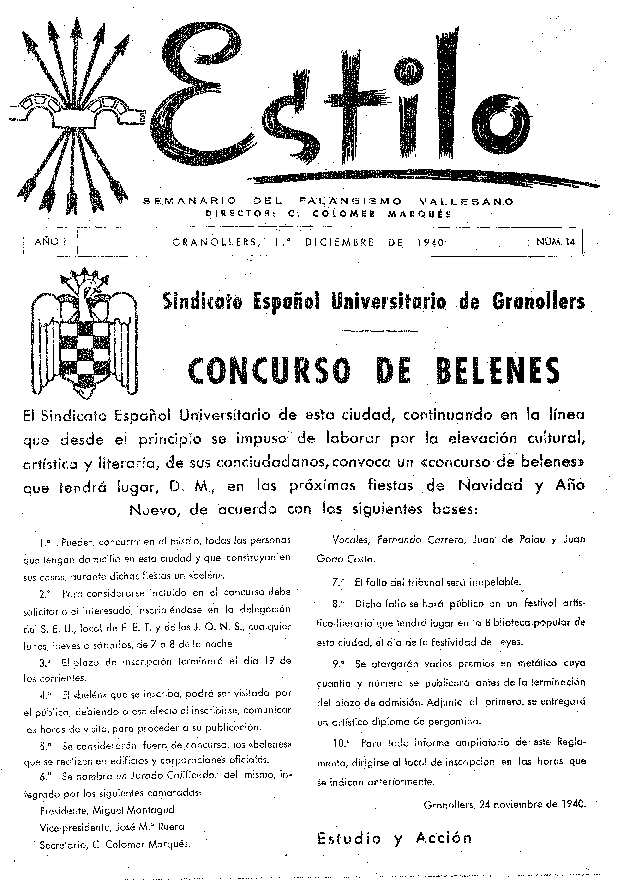 Estilo, 1/12/1940 [Issue]