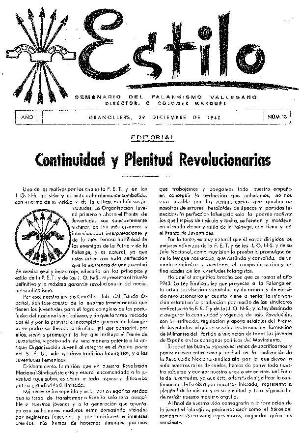 Estilo, 29/12/1940 [Issue]
