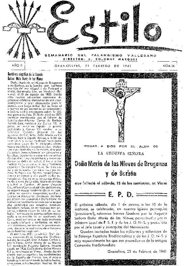 Estilo, 23/2/1941 [Issue]