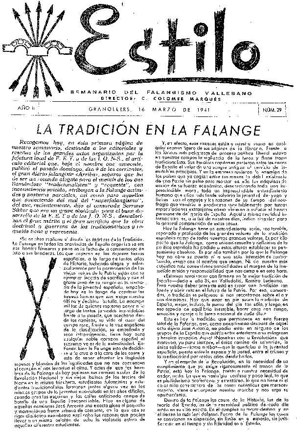 Estilo, 16/3/1941 [Issue]