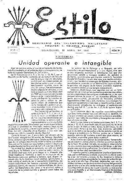 Estilo, 20/4/1941 [Issue]