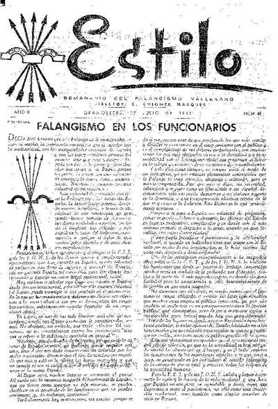 Estilo, 27/7/1941 [Issue]