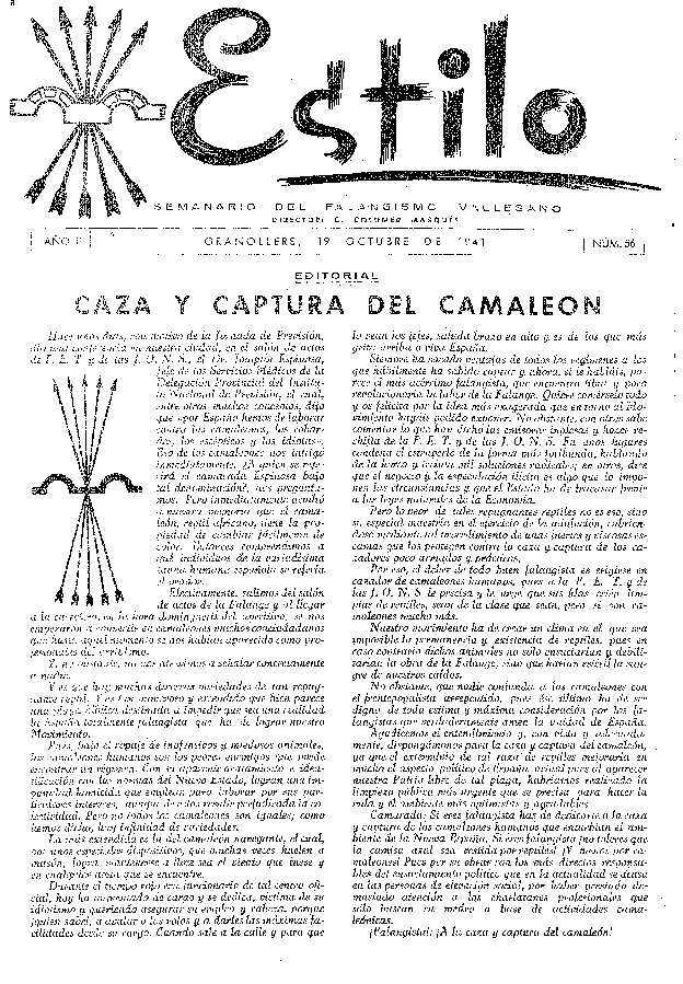 Estilo, 19/10/1941 [Issue]