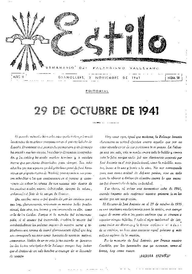 Estilo, 2/11/1941 [Issue]