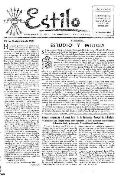 Estilo, 14/12/1941 [Issue]