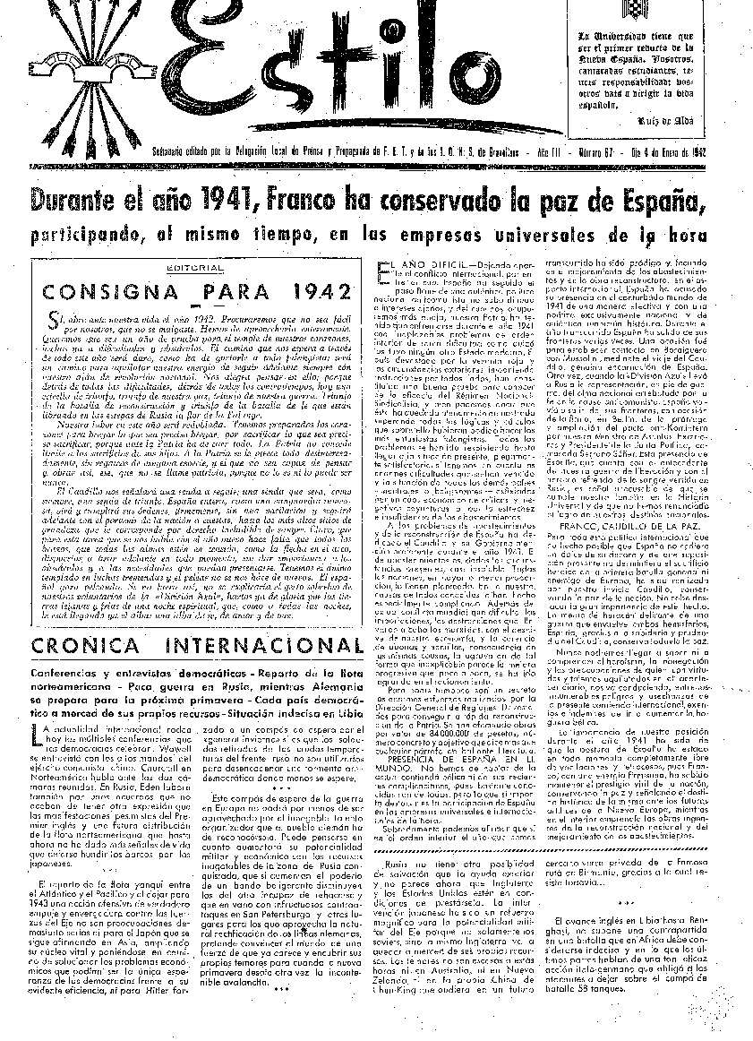 Estilo, 4/1/1942 [Issue]