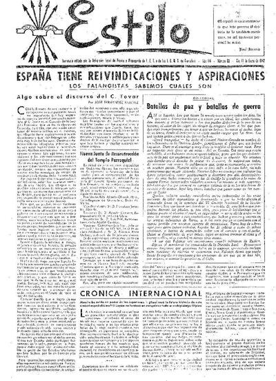 Estilo, 11/1/1942 [Issue]