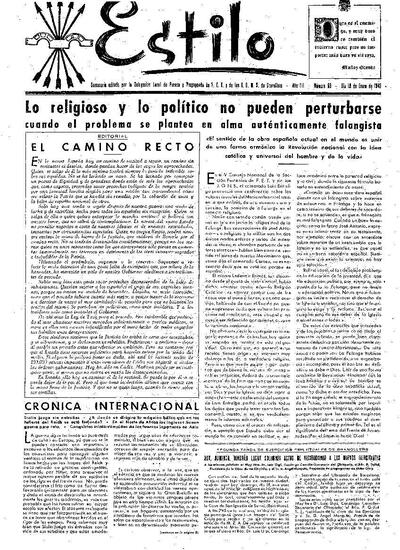 Estilo, 18/1/1942 [Issue]