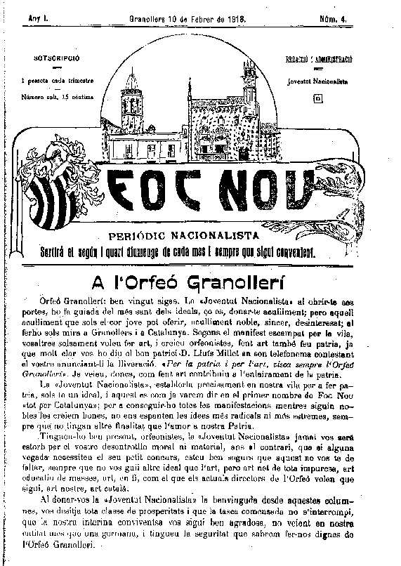Foc Nou, 10/2/1918 [Issue]